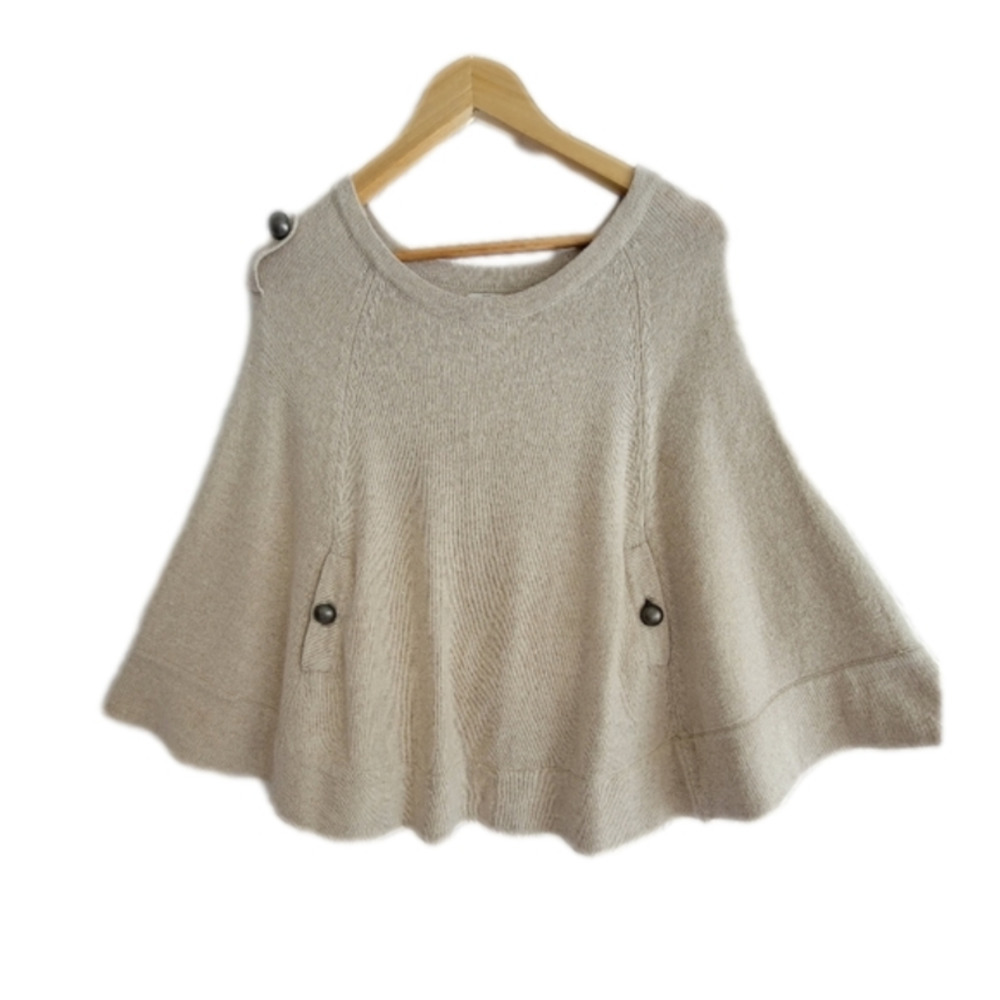 WOOL Blend Boho Festival Poncho